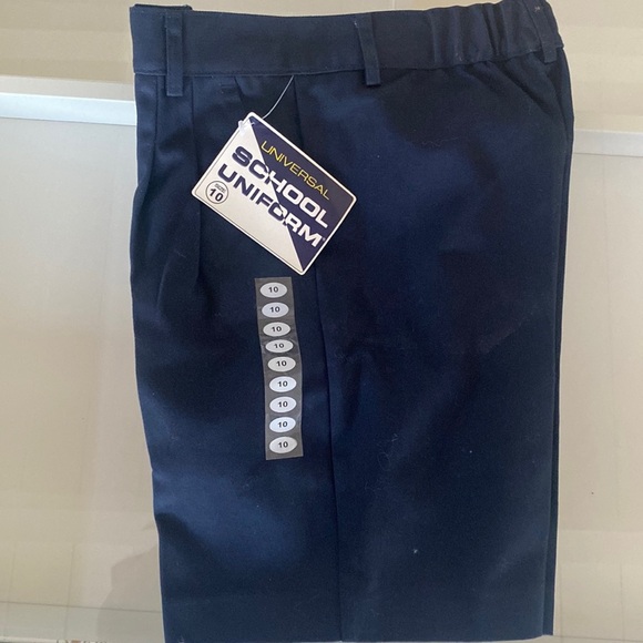 NWT Kids Blue School Uniform Shorts size 10 - Picture 2 of 4
